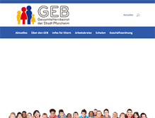 Tablet Screenshot of geb-pforzheim.de